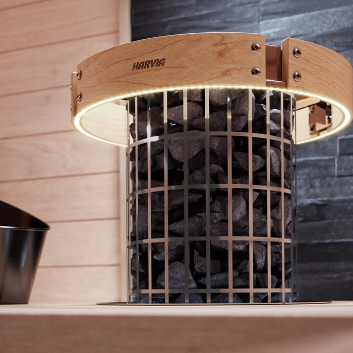Harvia HPCU4L - Safety Railing w/ LED-Lighting for Cilindro Half Series 10.5kW Sauna Heater