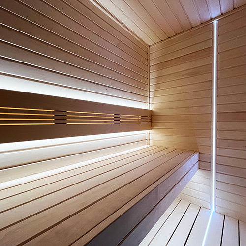 Universal Sauna Light Kit with Two 10-Ft Flexible LED Strips