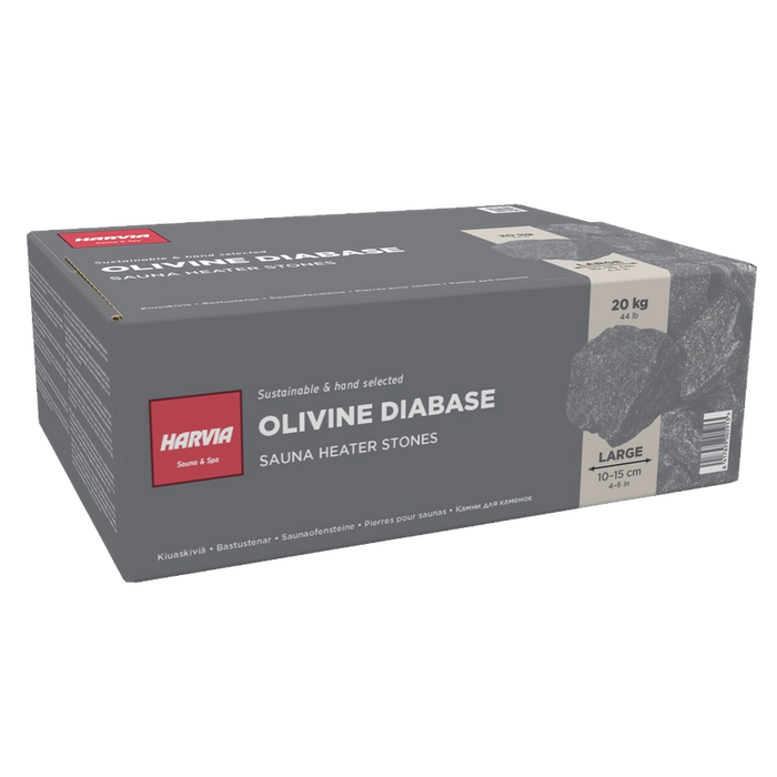 Harvia AC3020 - Sauna Heater Stones 4-6 In, 44 lbs