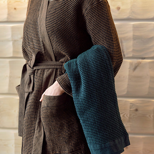 Rento Kenno Bathrobe, Brown