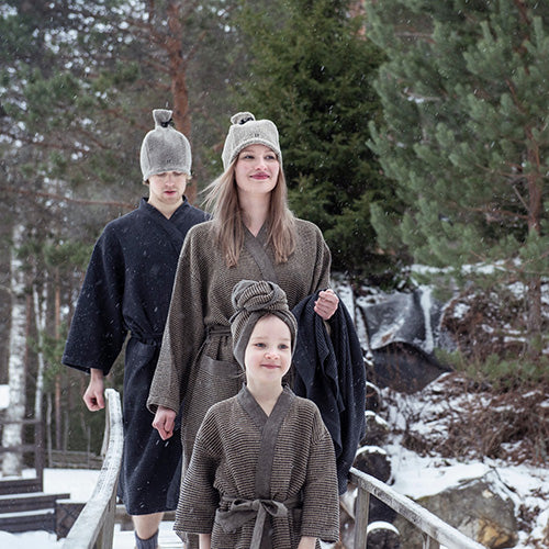 Rento Kenno Bathrobe, Brown