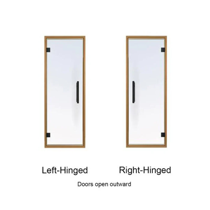 Aspen Frame Clear Glass Sauna Door 24X73