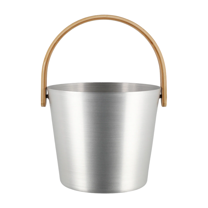 Rento Bamboo Aluminum Sauna Bucket