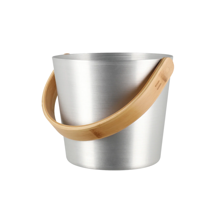 Rento Bamboo Aluminum Sauna Bucket