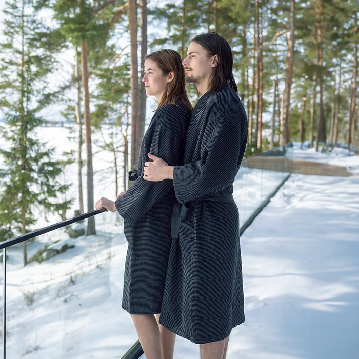 Rento Kenno Bathrobe, Grey