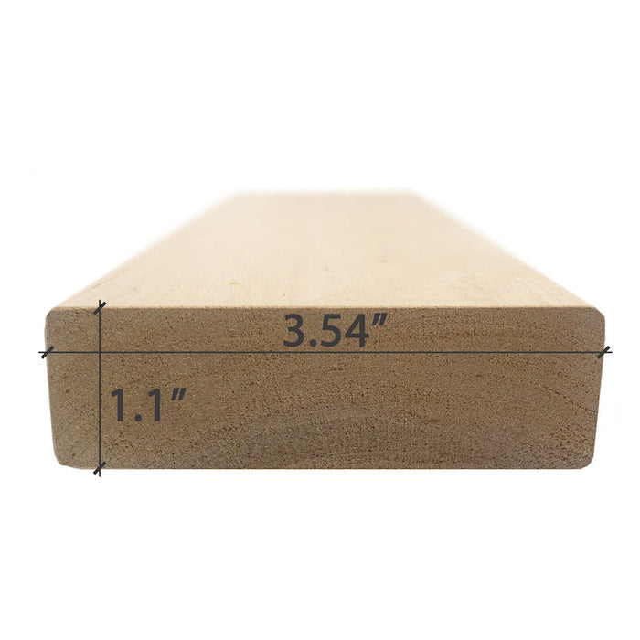 Premium Alder 2X4 S4SEE SHP Bench Material