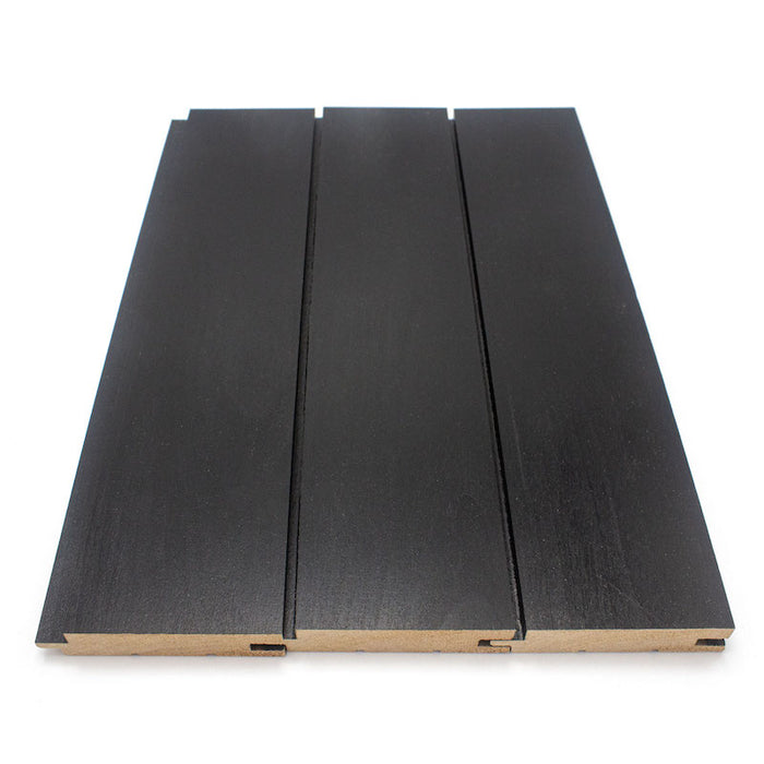Premium Aspen Midnight Black 1x4 T&G STS4 Sauna Wall Cladding