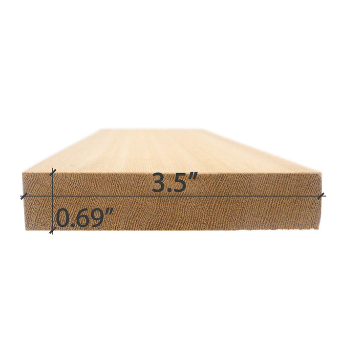 Premium Cedar 1x4 VG S1S2E Sauna Bench Material