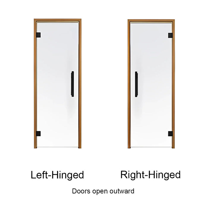 Thermo-Aspen Frame Tinted Glass Sauna Door 24X81