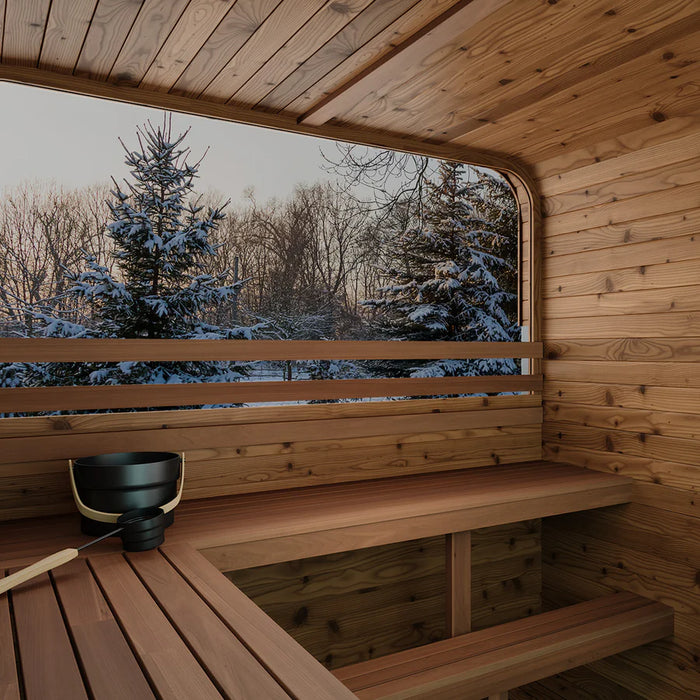 Thermory NO 40 Square Sauna Kit With Window