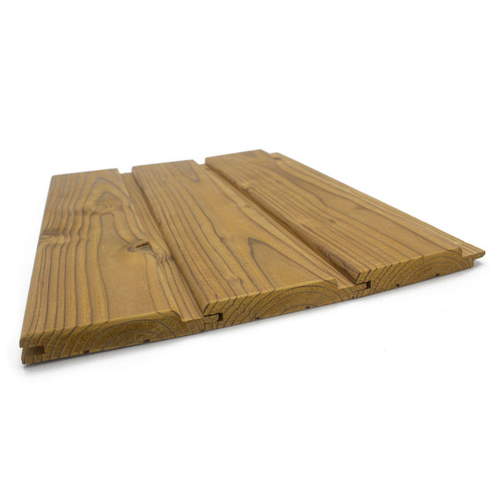 Premium Thermo-Spruce 1x4 T&G STP Sauna Wall Cladding