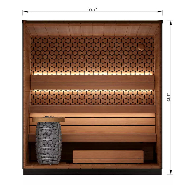 Leil® Viva 210 Outdoor Sauna - 4 Person